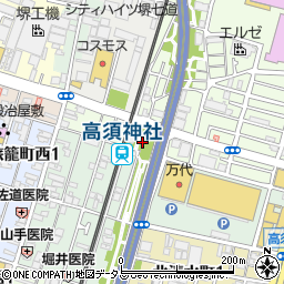 大阪府堺市堺区北半町東周辺の地図