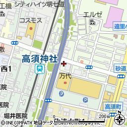 伊泉商店周辺の地図