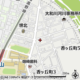 浅香山緑道・大和川公園徒歩３分駐車場周辺の地図