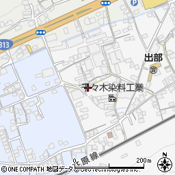 岡山県井原市上出部町58周辺の地図