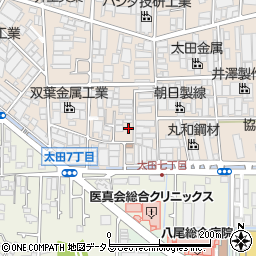 大阪府八尾市太田新町7丁目139周辺の地図