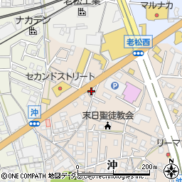 カーコンビニ倶楽部倉敷沖店周辺の地図