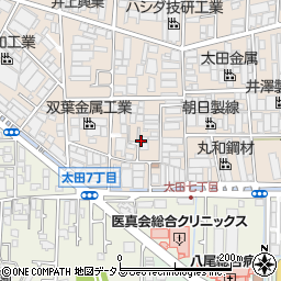 大阪府八尾市太田新町7丁目144周辺の地図