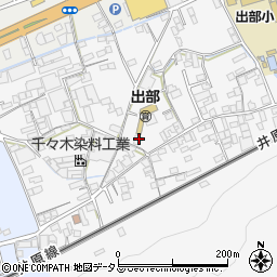 岡山県井原市上出部町117周辺の地図