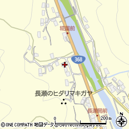 三重県名張市長瀬1576周辺の地図