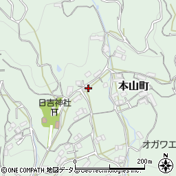 広島県府中市本山町1088周辺の地図