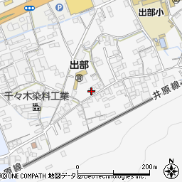 岡山県井原市上出部町112周辺の地図