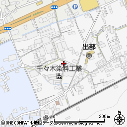 岡山県井原市上出部町54周辺の地図