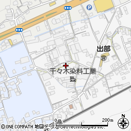 岡山県井原市上出部町51周辺の地図