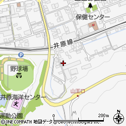 岡山県井原市上出部町1069周辺の地図