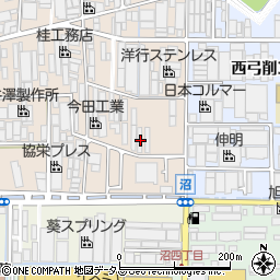 大阪府八尾市太田新町9丁目38周辺の地図