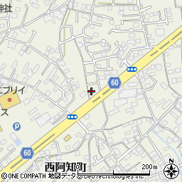 大島塾　西阿知教室周辺の地図