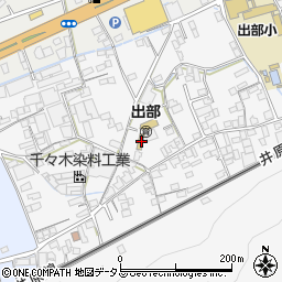 岡山県井原市上出部町119周辺の地図