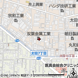 大阪府八尾市太田新町7丁目248周辺の地図