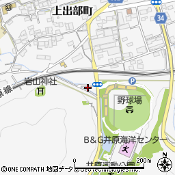 岡山県井原市上出部町1179周辺の地図