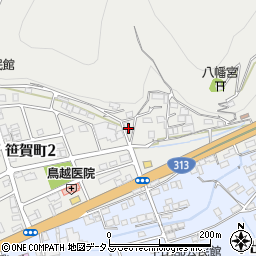 岡山県井原市笹賀町824周辺の地図