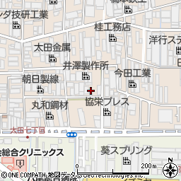 大阪府八尾市太田新町9丁目179周辺の地図