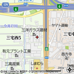 昌和発條製作所三宅工場周辺の地図