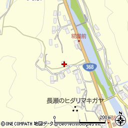 三重県名張市長瀬1615周辺の地図