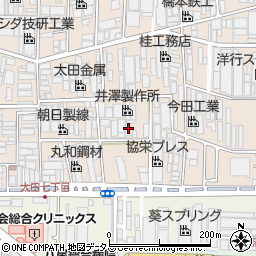 大阪府八尾市太田新町9丁目182周辺の地図