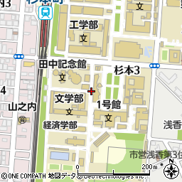 大阪府大阪市住吉区杉本周辺の地図
