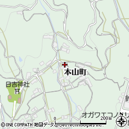 広島県府中市本山町1098周辺の地図