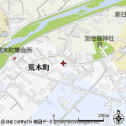 三重県松阪市荒木町117周辺の地図