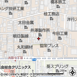 大阪府八尾市太田新町9丁目183周辺の地図