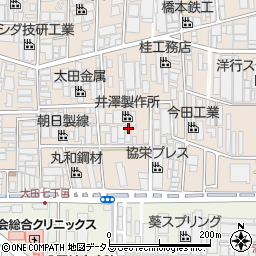 大阪府八尾市太田新町9丁目175周辺の地図