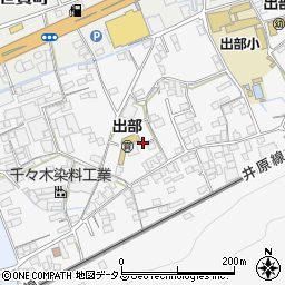 岡山県井原市上出部町123周辺の地図