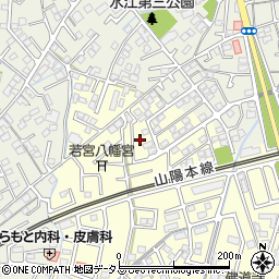岡山県倉敷市中島44周辺の地図