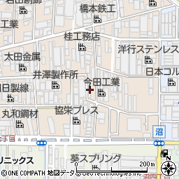 大阪府八尾市太田新町9丁目128周辺の地図