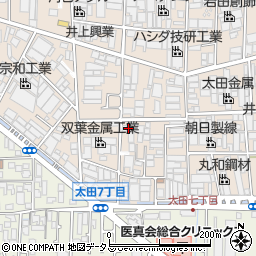 大阪府八尾市太田新町7丁目171周辺の地図