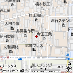 大阪府八尾市太田新町9丁目126周辺の地図