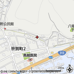 岡山県井原市笹賀町891周辺の地図