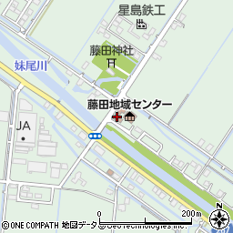 藤田公民館周辺の地図