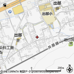 岡山県井原市上出部町145周辺の地図