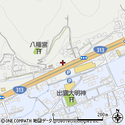 岡山県井原市笹賀町周辺の地図