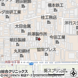 大阪府八尾市太田新町9丁目172周辺の地図