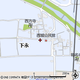 奈良県磯城郡川西町下永582-1周辺の地図