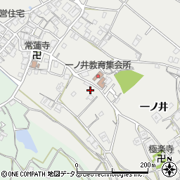 三重県名張市赤目町一ノ井周辺の地図