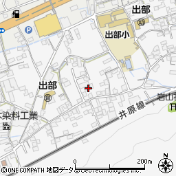 岡山県井原市上出部町147周辺の地図