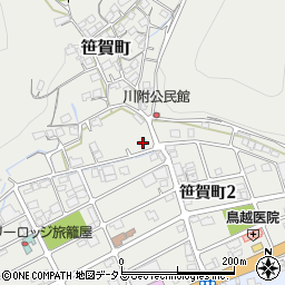 岡山県井原市笹賀町1009周辺の地図