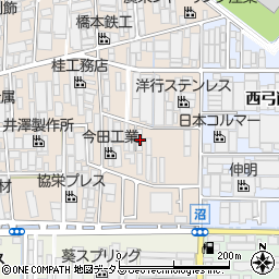 大阪府八尾市太田新町9丁目44周辺の地図