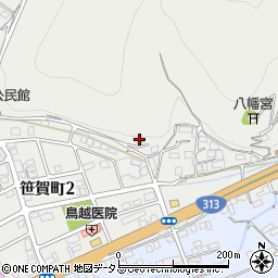 岡山県井原市笹賀町881周辺の地図