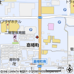 すき家２４号天理嘉幡店周辺の地図