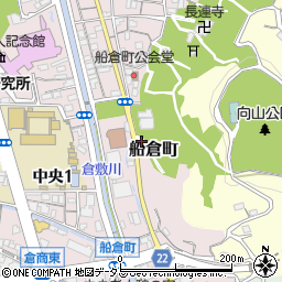 岡山県倉敷市船倉町周辺の地図