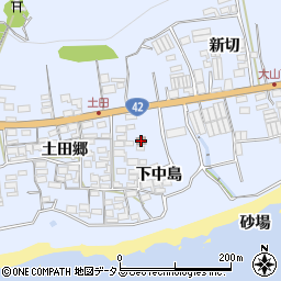 土田集落センター周辺の地図