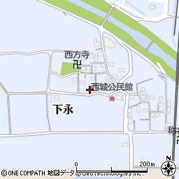 奈良県磯城郡川西町下永671周辺の地図