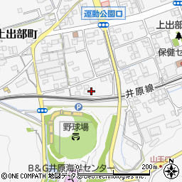 岡山県井原市上出部町681周辺の地図